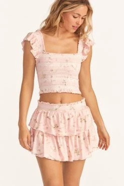 LSF Skirts Ruffle Mini Skirt