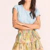 LoveShackFancy Skirts Ruffle Mini Skirt