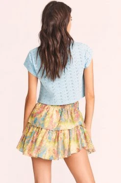 LoveShackFancy Skirts Ruffle Mini Skirt