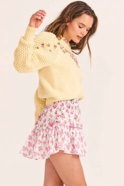 LoveShackFancy X American Girl Ruffle Mini Skirt