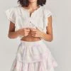 LoveShackFancy Ruffle Mini Skirt