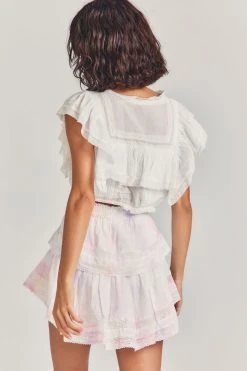 LoveShackFancy Ruffle Mini Skirt