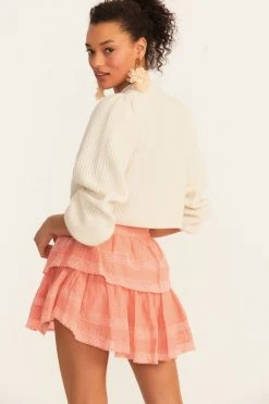 LoveShackFancy Skirts Ruffle Mini Skirt