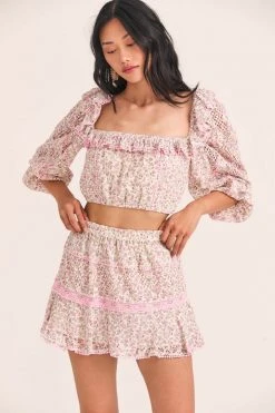 LoveShackFancy Creative Directors Picks Diamond Mini Skirt