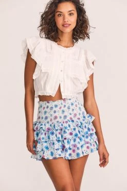 LoveShackFancy Yorkie Mini Skirt Skirts