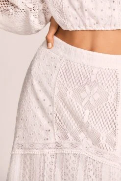 LoveShackFancy Sisto Midi Skirt