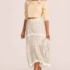 LoveShackFancy Sisto Midi Skirt