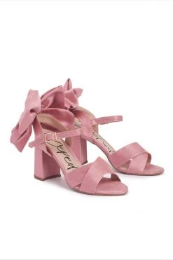 LoveShackFancy Shoes Merle Bow Heels