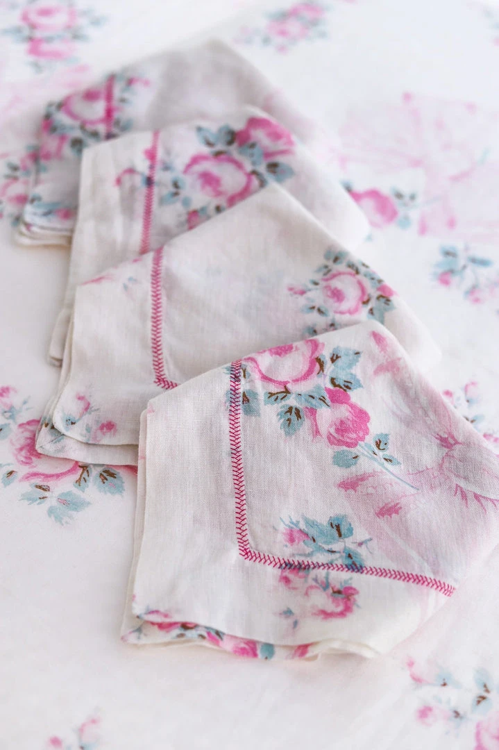 LoveShackFancy Linen Napkin Set 41 LoveShackFancy Linen Napkin Set