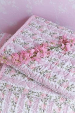 LoveShackFancy Bedding Blooming Heirloom Quilt & Sham Set
