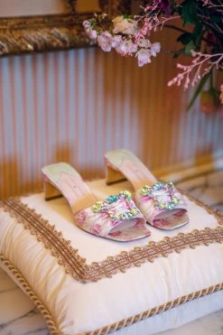 LoveShackFancy X Sophia Webster Margaux Mid Mule