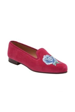 LoveShackFancy X Stubbs & Wootton Rose Bow Slipper